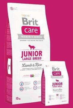 Brit Care Dog Junior Large Breed Lamb & Rice 1 kg