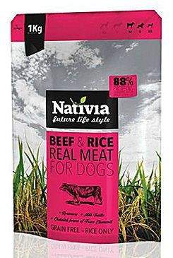 Nativia Real Meat Beef&Rice 1 kg