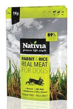 Nativia Real Meat Rabbit&Rice 1 kg