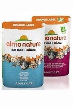 Almo Nature Almo Cat Nat.kočka kaps Label Bio kuře+zele 70 g