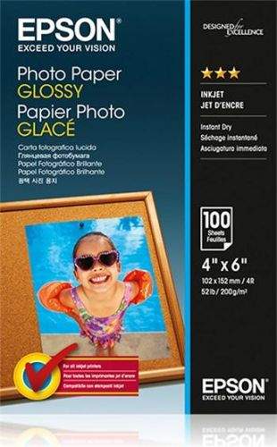 Epson Photo Paper Glossy 10x15 cm