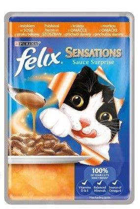 Felix Sensations krůta se slaninou 20x100 g