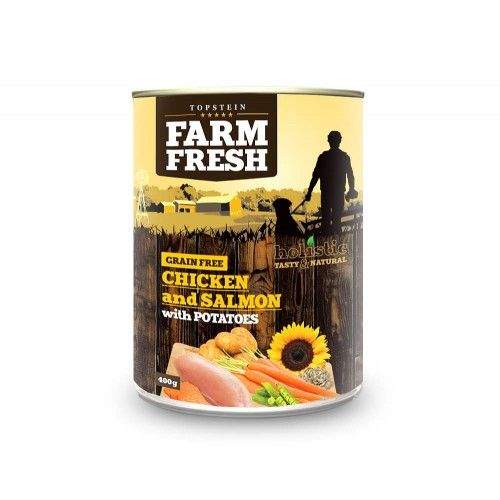 Farm Fresh Konzerva Chicken & Salmon 800 g