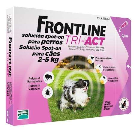 Frontline TRI-ACT Spot on dog 2-5 kg