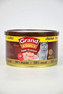 GRAND Superpremium kočka kuřecí 405 g