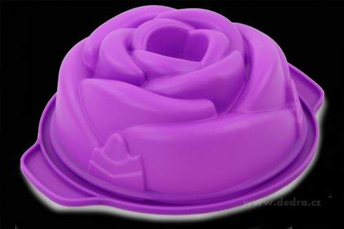 Dedra Růže silikonová forma na bábovku