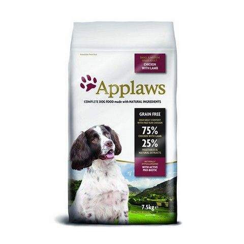 Applaws Dog Adult Small & Medium Breed Chicken & Lamb 7,5 Kg