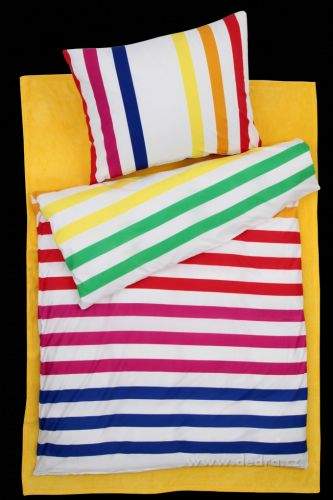 Dedra Multicolor stripes 2 dílná ložní souprava