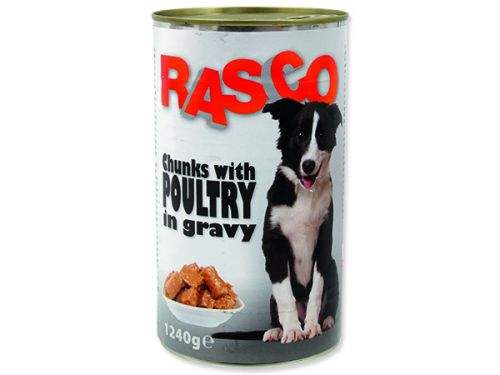 RASCO drůbeží kousky ve šťávě 1240 g