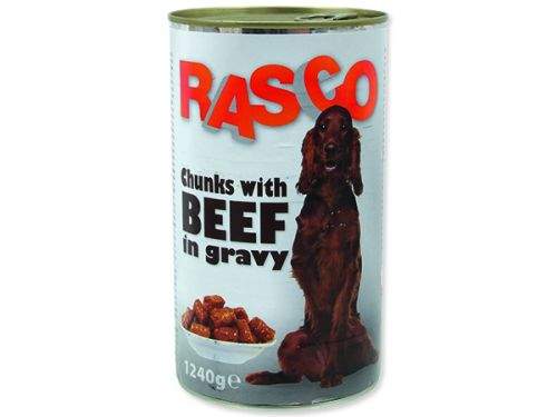 RASCO hovězí kousky ve šťávě 1240 g