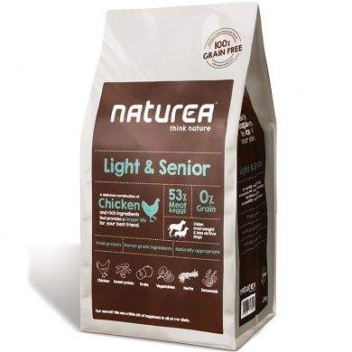 Naturea Grain Free Light & Senior all breeds 2 kg