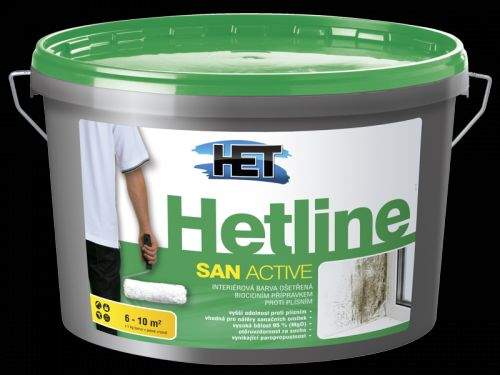 HET Hetline San Active protiplísňová barva 15 kg