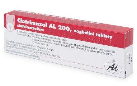 Clotrimazol AL 200 200 mg 3 tablety