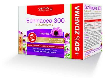 Cemio Echinacea 300 s vitaminem C 60 tablet