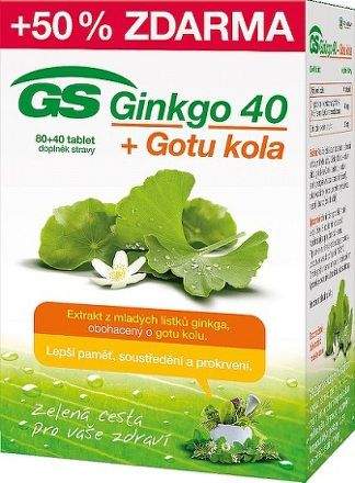 GS Ginkgo 40 + Gotu kola 80 tablet