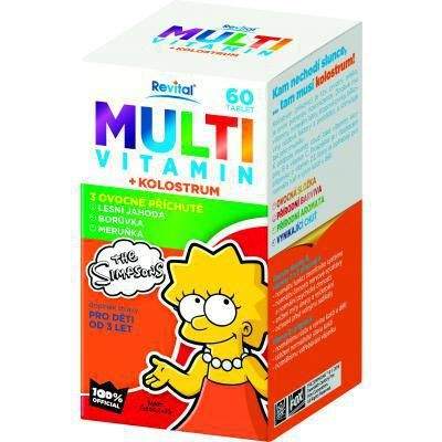 VITAR The Simpsons Multivitamin + kolostrum 60 tablet