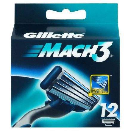 Gillette Mach3 náhradní hlavice 12 ks