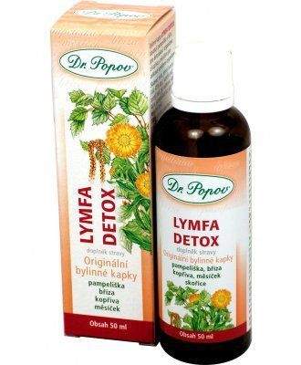Lymfa Detox bylinné kapky Dr.Popov 50 ml