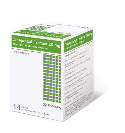 Omeprazol Farmax 20 mg 14 tobolek