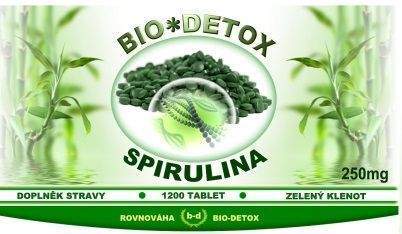 Bio-detox detoxikační přípravek BIO Spirulina 1200 tablet