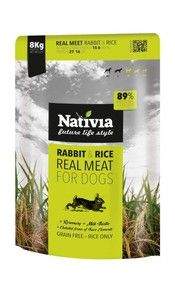 Nativia Real Meat Rabbit&rice 8 kg