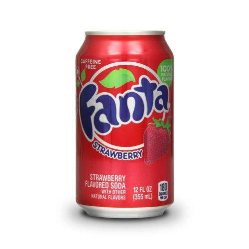 Coca-Cola Fanta strawberry jahoda USA 355 ml
