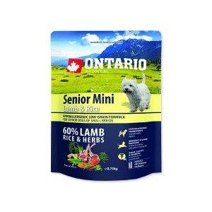ONTARIO Senior Mini Lamb & Rice 0,75 kg