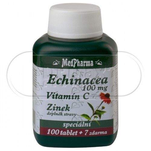 Echinacea 100 mg + Vitamín C+Zinek 107 tablet
