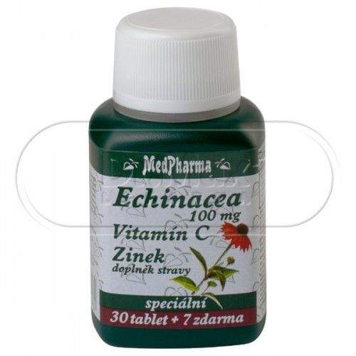Echinacea 100 mg + Vitamín C+Zinek 37 tablet