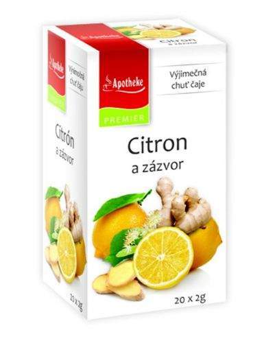 APOTHEKE Citron+zázvor s lípou čaj 20x2 g