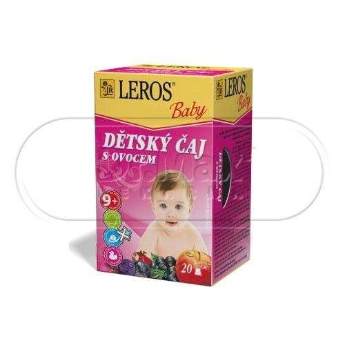 LEROS BABY Dětský čaj s ovocem 20x2 g