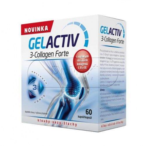GelActiv 3-Collagen Forte 60 kapslí
