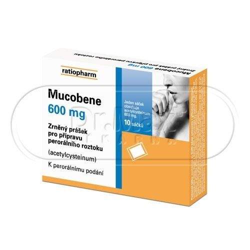 Mucobene 600 mg 10 sáčků