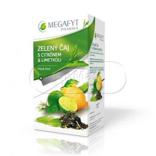 Megafyt Zelený čaj s citrónem a limetkou 20x1,5 g