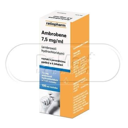 Ambrobene 7,5 mg roztok 100 ml
