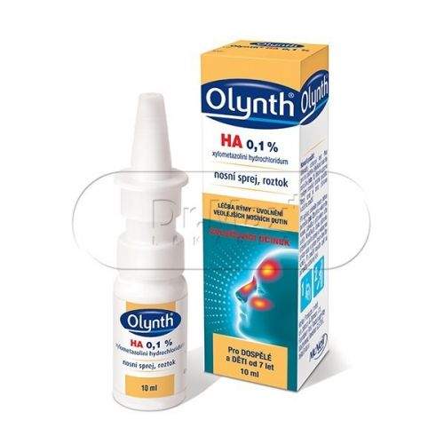 Olynth HA 0.1% nosní sprej pro dospělé a děti od 7 let 10 ml
