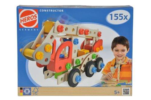 Simba HEROS Constructor Hasičské auto 155 dílů