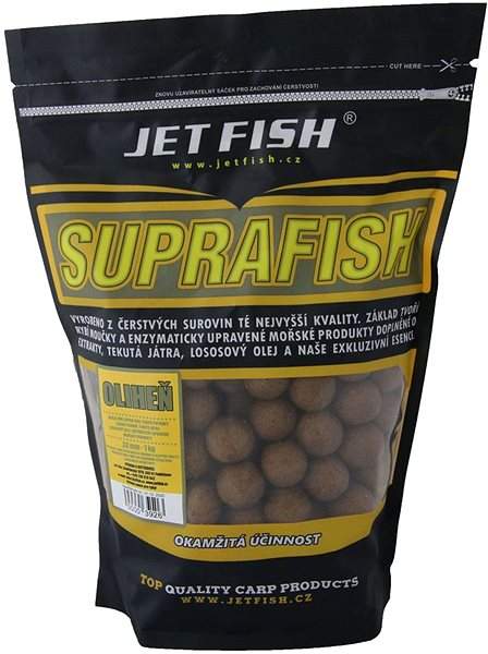 Jet Fish Boilie Suprafish Oliheň 24mm 1kg
