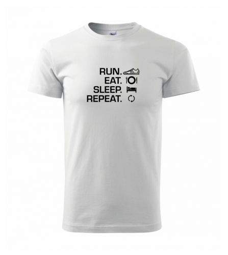Myshirt.cz Run eat sleep repeat triko