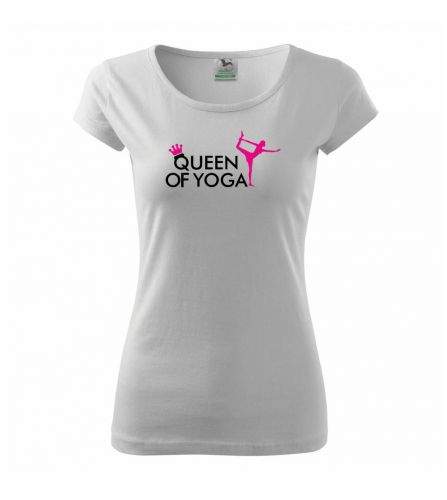 Myshirt.cz Queen Of Yoga Girl triko