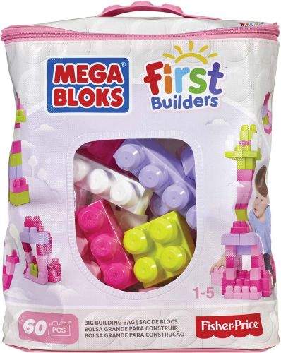 Mattel Mega Bloks First Builders Big building bag girls