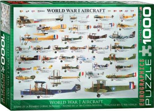 EuroGraphics Puzzle Letadla 1. světové války 1000 dílků