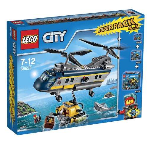 LEGO City Velká sada Podmořská výzkumná expedice 4v1 66522