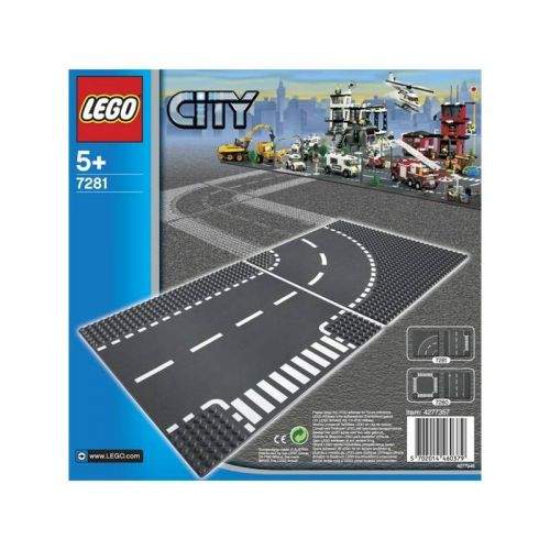 Lego City Křižovatka ve tvaru T a zatáčky 7281