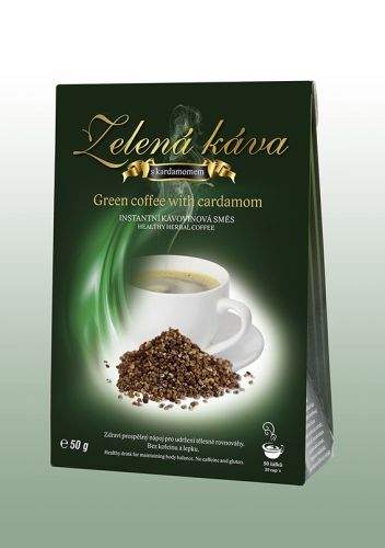 Dnm Zelená káva s příchutí kardamonu 50 g