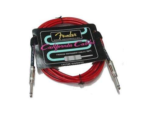 FENDER kabel California Cable Candy Apple Red 10 ft., 3 m