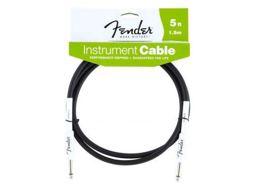 FENDER Performance Instrument Cable BLACK 5ft., 1,5 m