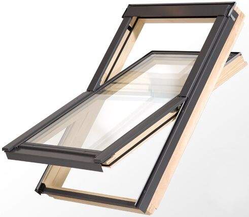 Toso dřevěné střešní okno s ventilační klapkou