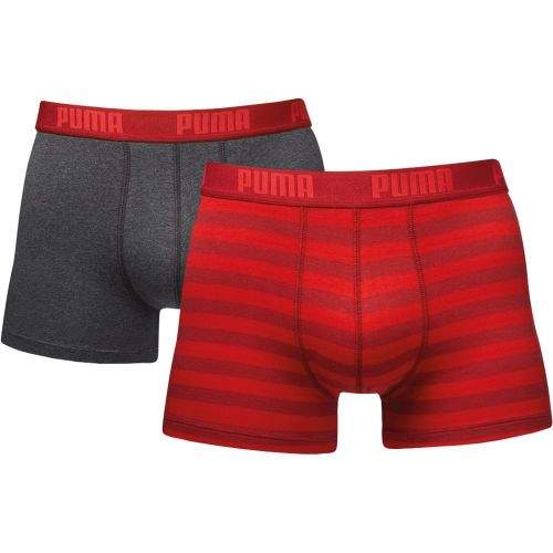 Puma Striped Red Long boxerky