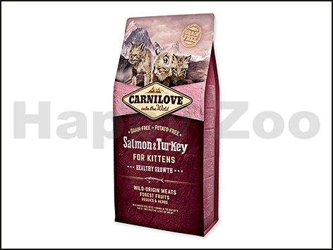 CARNILOVE Cat Salmon & Turkey for Kittens Healthy Growth 6 kg
